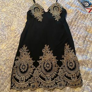 Black and gold LBD ⚜️